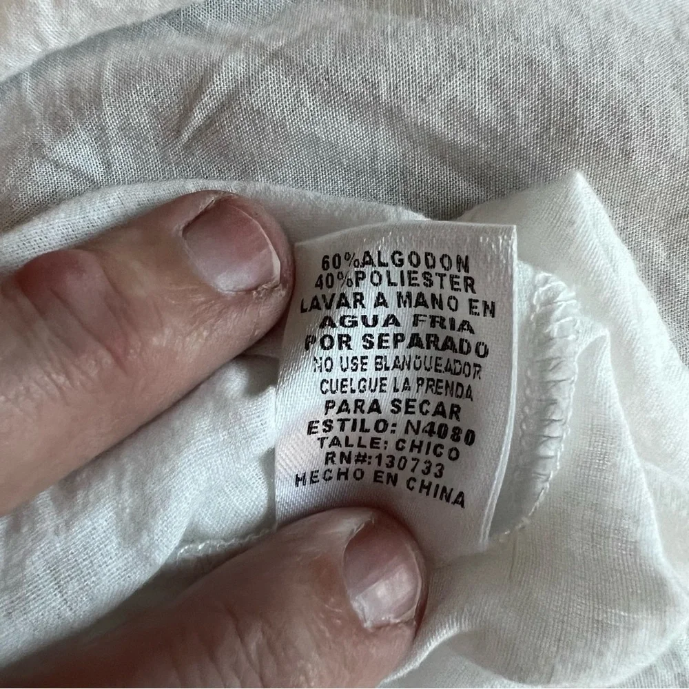 Blu Heaven (By UmGree) Floral Embroidered Crochet Mini Dress. Size: Small. - Picture 7 of 12